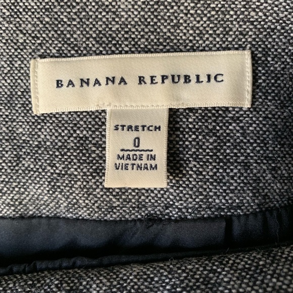 Banana Republic Tweed Pencil Skirt Sz 0 - Picture 5 of 5